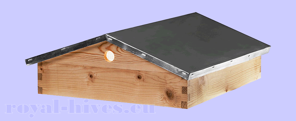 Gable roof beehive