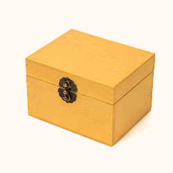 Кутия за съхранение с панти B03 — 16 × 12 × 10 cm