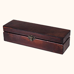 Кутия за вино с декоративен капак B22 — 30 × 9 × 9 cm